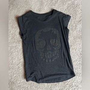 ZADIG AND VOLTAIRE skull print tee